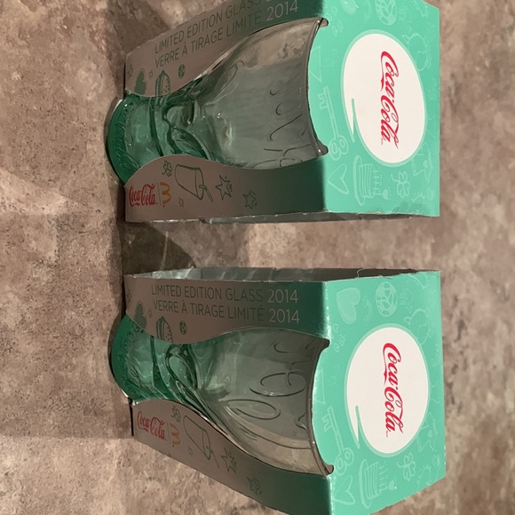 McDonalds Coca-Cola Glasses 8oz - Picture 3 of 3